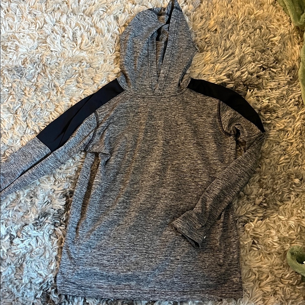 Xersion Heathered Gray Hoodie